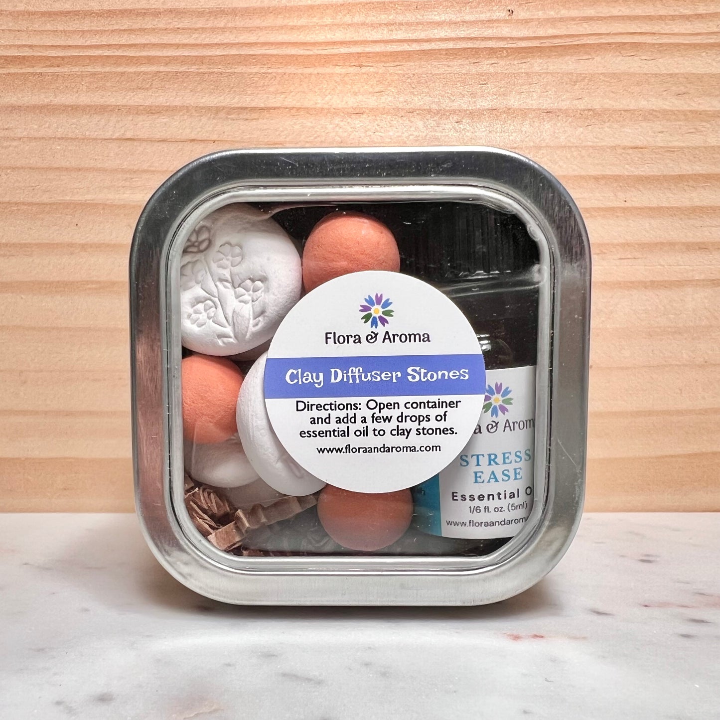 Stress Ease Clay Diffuser Stones