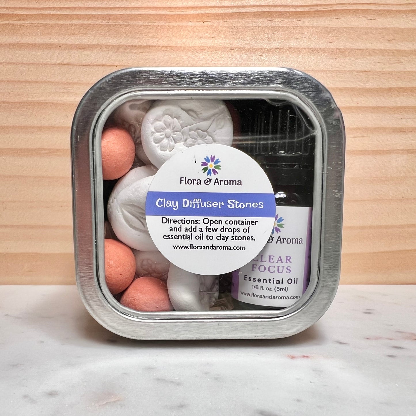 Clear Focus Clay Diffuser Stones