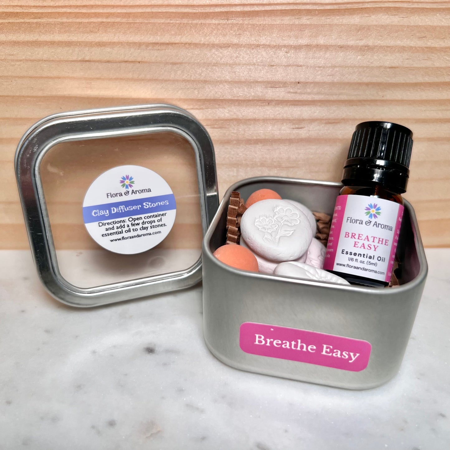 Breathe Easy Clay Diffuser Stones