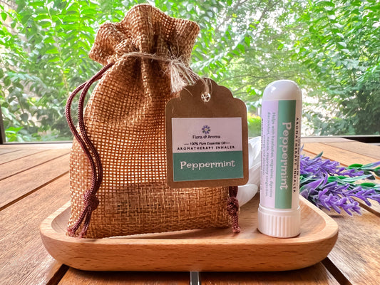 Peppermint Essential Oil Aromatherapy Nasal Inhaler
