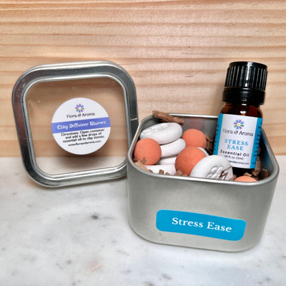 Stress Ease Clay Diffuser Stones