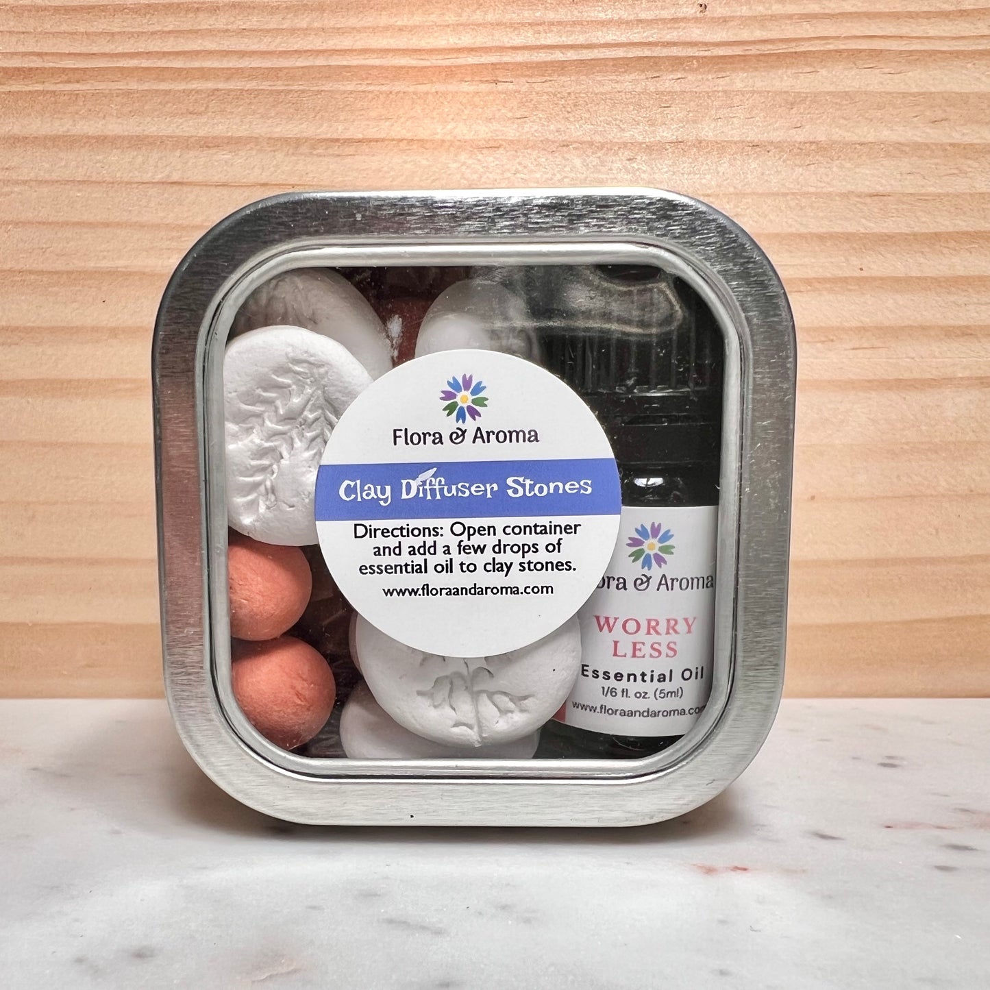 Worry Less Clay Diffuser Stones