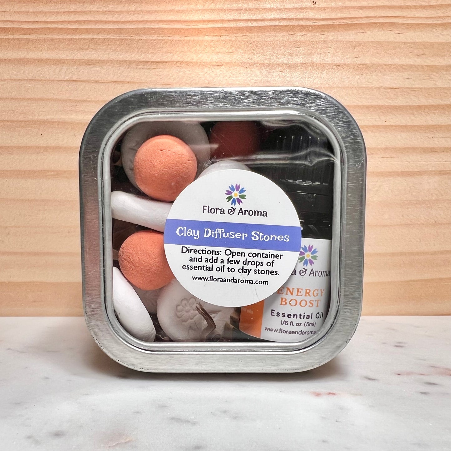 Energy Boost Clay Diffuser Stones