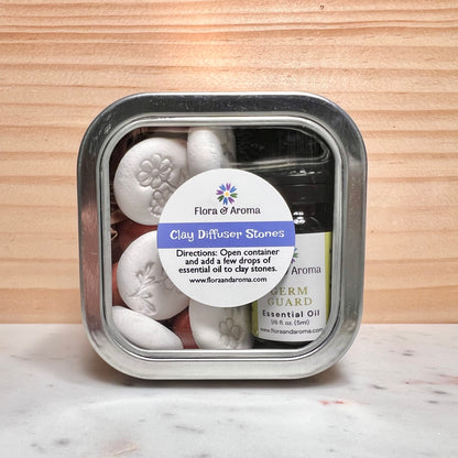 Germ Guard Clay Diffuser Stones