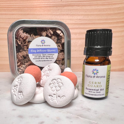 Germ Guard Clay Diffuser Stones