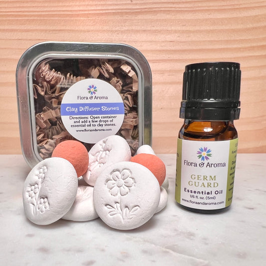 Germ Guard Clay Diffuser Stones