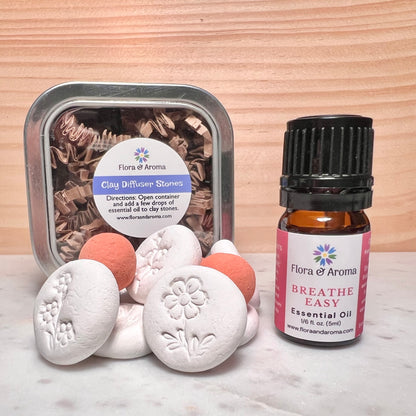 Breathe Easy Clay Diffuser Stones