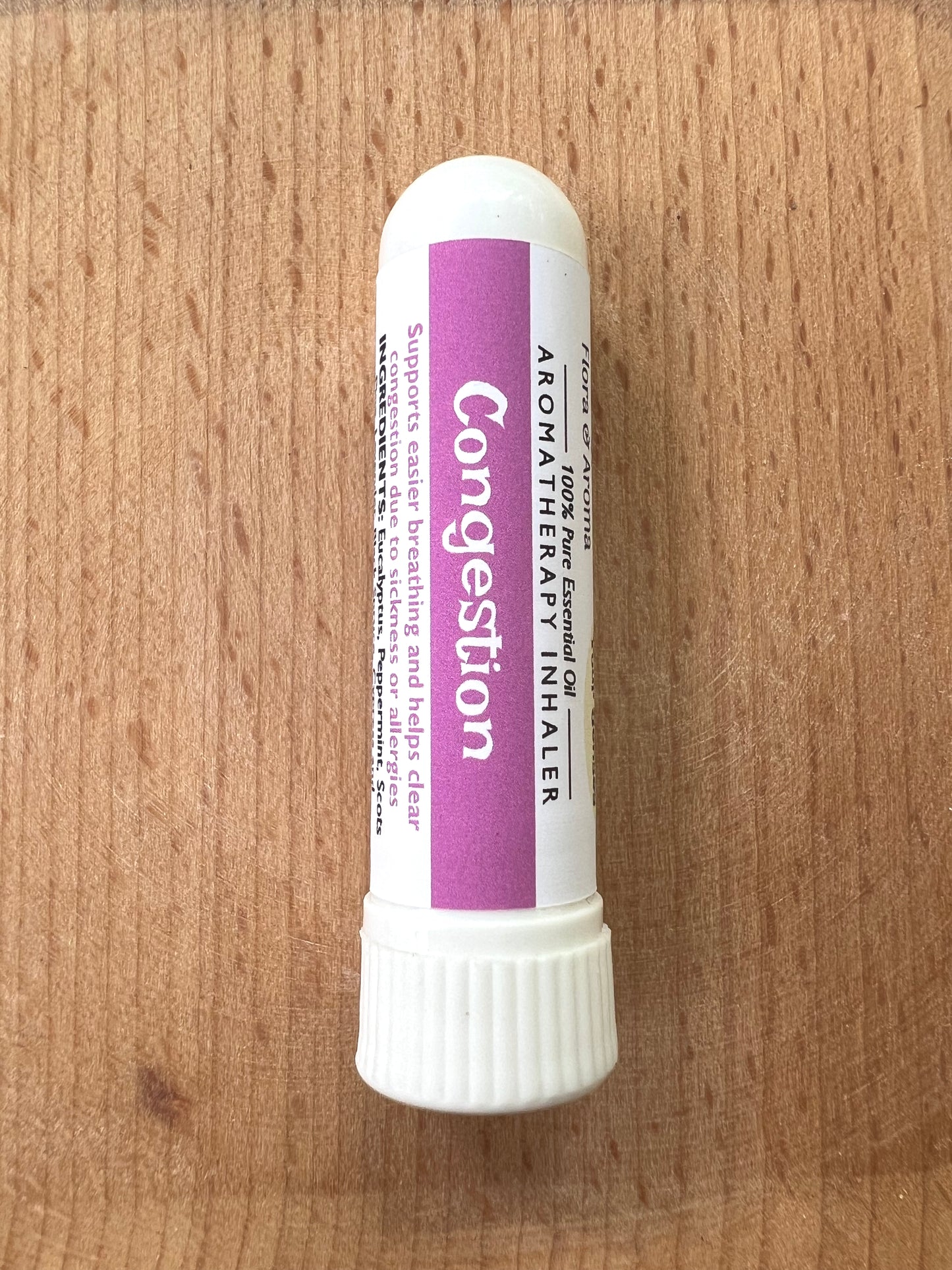 Congestion Essential Oil Aromatherapy Nasal Inhaler